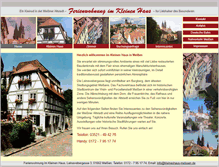 Tablet Screenshot of kleineshaus-meissen.de